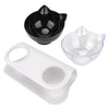 Durable Double Bowls Pet Food Water Feeder With Raised Stand