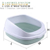 Pet Toilet Bedpan Anti Splash Cats Litter Box Cat Tray with Scoop