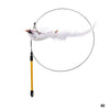 Handfree Bird/Feather Cat Wand with Bell Powerful Suction Cup Interactive