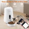 Candco 4L Automatic Cat Feeder with Camera 1080P HD Video APP