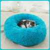 Round Cat Bed Dogs Bed House Kennel Pet Mats Soft Long Plush Mat