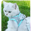 Escape Proof Cat Harness and Leash Set Adjustable Mesh Dog Harness