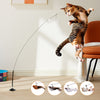 Handfree Bird/Feather Cat Wand with Bell Powerful Suction Cup Interactive