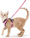 Breathable Cat Harness Leash Set Escape Proof Pet Harness Vest