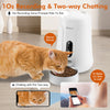 Candco 4L Automatic Cat Feeder with Camera 1080P HD Video APP