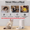 4L Automatic Pet Feeder Button Version Auto Cat Food Dispenser