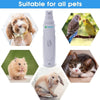 Electric Pet Nail Grinder USB Rechargeable Electric Dog Nail Clippers