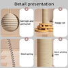 Pet Cat Toy Solid Wood Cat Turntable Funny Cat Stick  Balls Durable Sisal Scratching Board Cat Supplies Cat Grab Column