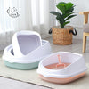 Pet Toilet Bedpan Anti Splash Cats Litter Box Cat Tray with Scoop