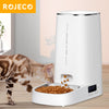 4L Automatic Pet Feeder Button Version Auto Cat Food Dispenser