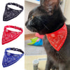 Adjustable Pet Puppy Cat Scarf Bandana Collar Neck Scarf