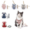 Bowknot Cat Harness and Leash Set Adjustable Puppy Harness