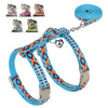 Nylon Cat Harness and Leash Set Kitten Walking Vest  Cat Collar